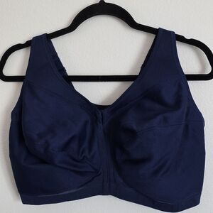 Glamorise Deep Blue Comfort Bra-NWOT